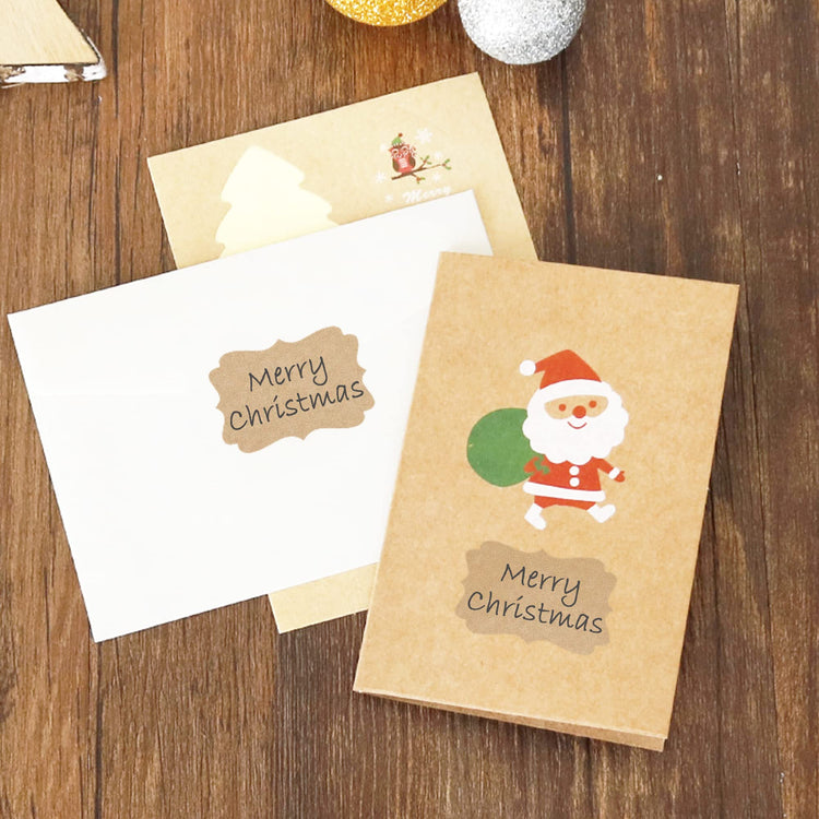 2" x 3" Kraft Label Stickers Writable Gift Labels (200 Count)