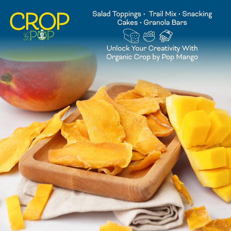 CROP BY POP Organic Sun Dried Mango Slices (32 Ounce)