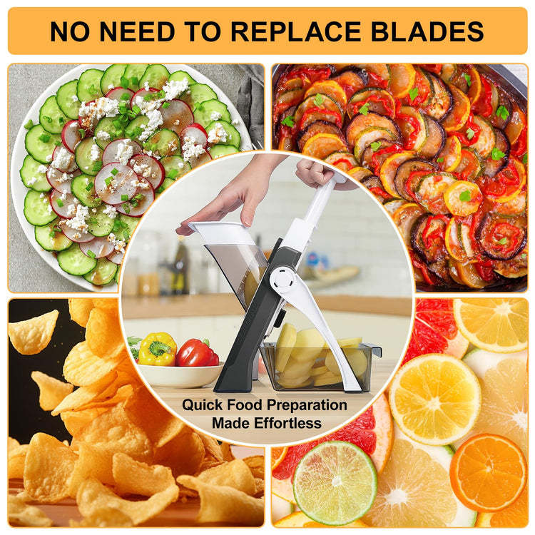 Safe Mandoline Slicer for Kitchen