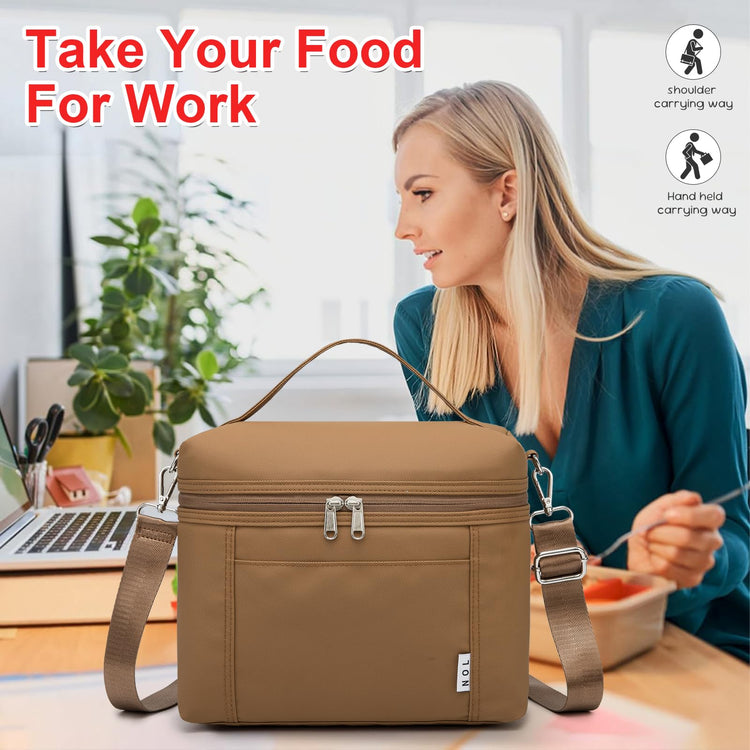 NOL 8L Insulated Lunch Bag for Women
