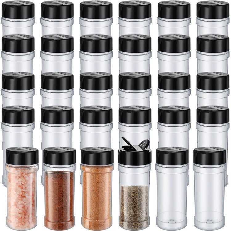 36 Pcs Plastic Spice Jars with Shaker Lids (36 Count)