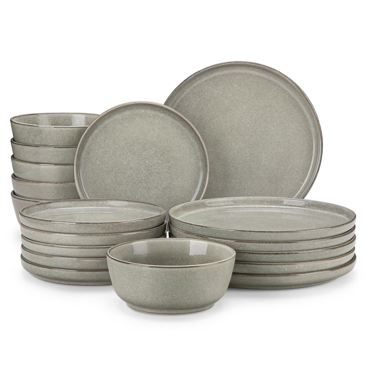 ANYA 18 Pieces Plates and Bowls Set