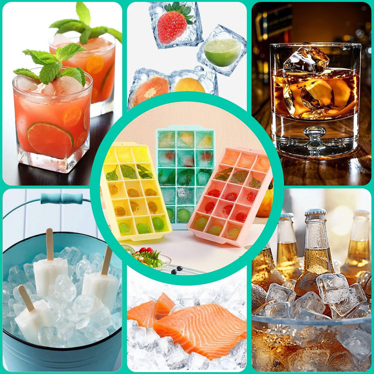 Silicone Ice Cube Tray (2 Count)