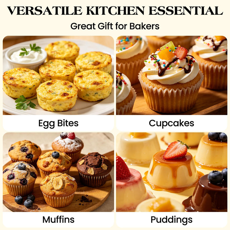 Silicone Muffin Pan with Metal Frame