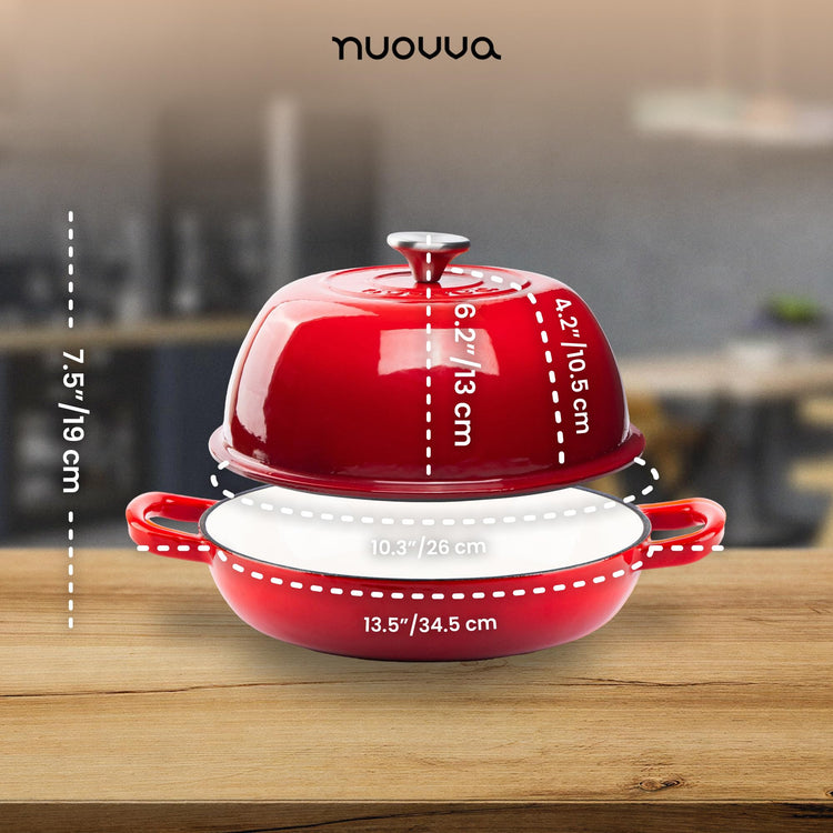 Enamelled Cast Iron Dutch Oven Pot