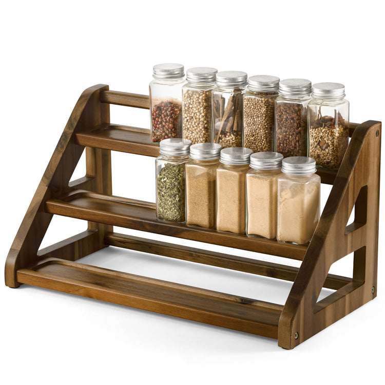 Acacia Wood Spice Rack