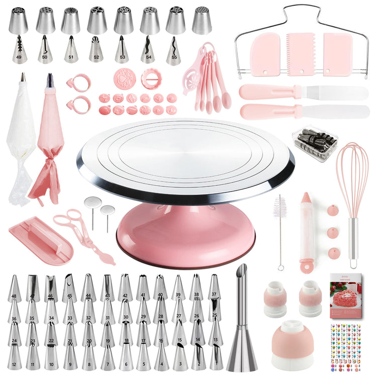 Cake Decorating Supplies Kit Set of 138pcs (138 Count)