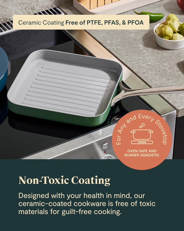 11" Non Stick Square Grill Pan