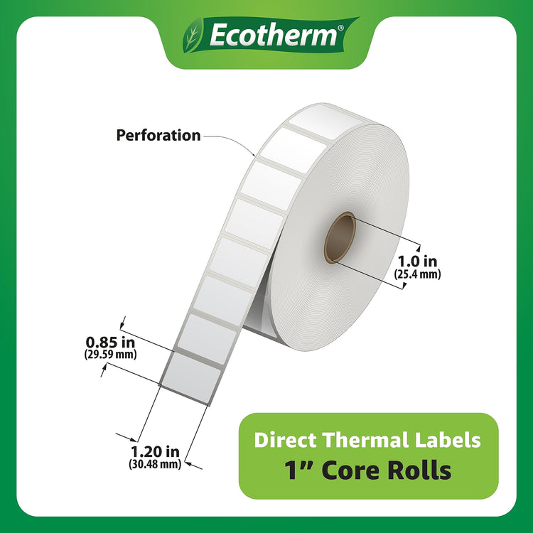 1.2" x .85" Thermal Labels (16260 Count)