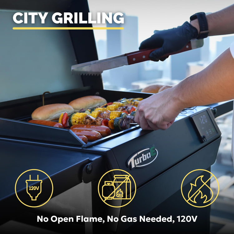 Turbo E Sport Compact Electric Grill