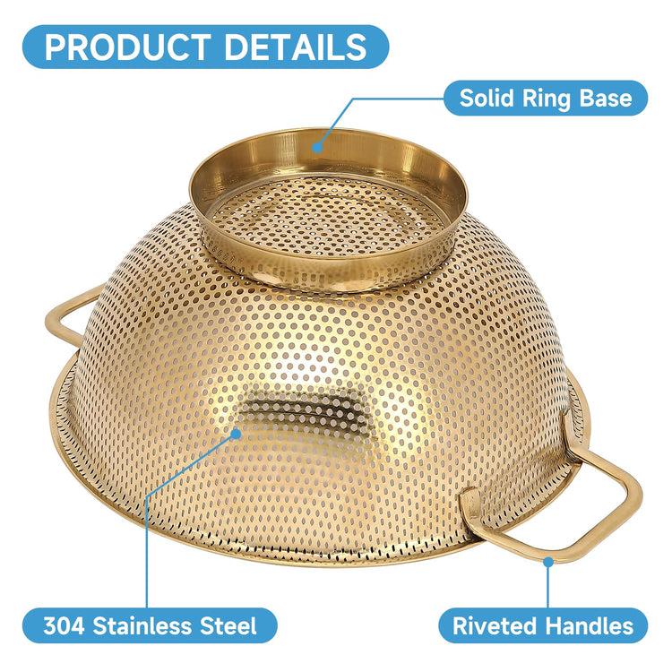 Gold Strainer for Kitchen