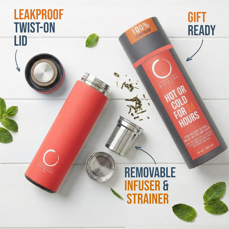 Insulated Tea Infuser Bottle