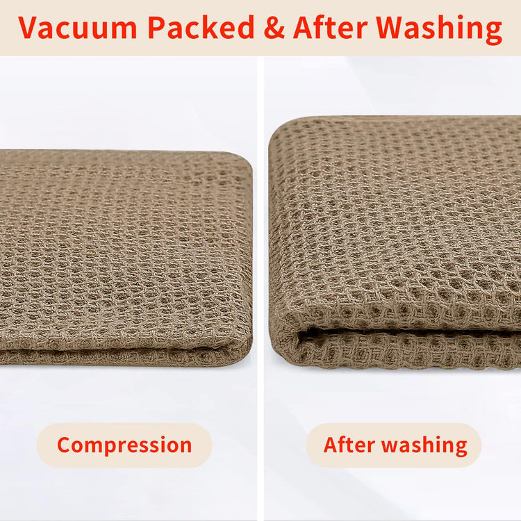 100% Cotton Waffle Weave Kitchen Dish Cloths 8 (8 Count)