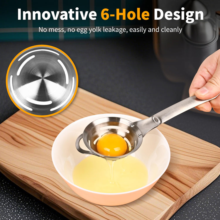 Stainless Steel Egg Yolk White Separator for Raw Eggs
