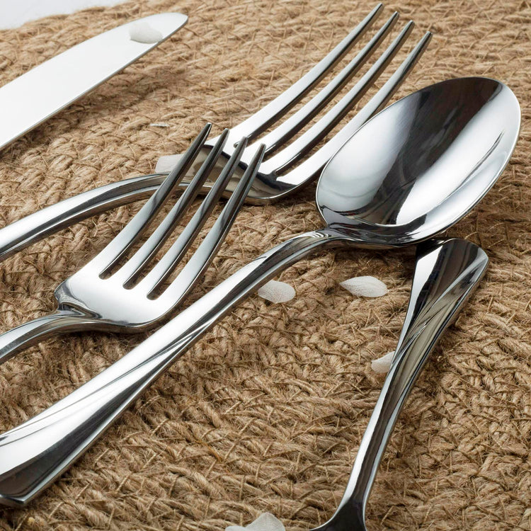 Alice 20 Piece Silverware Set Stainless Steel Flatware Set (4 Count)