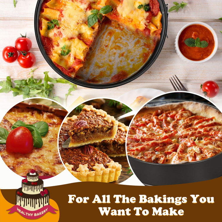8 Inch Non stick Springform Pan with Removable Bottom