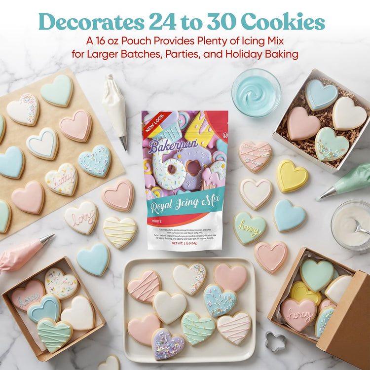White Royal Icing Mix for Cookies (16 Ounce)