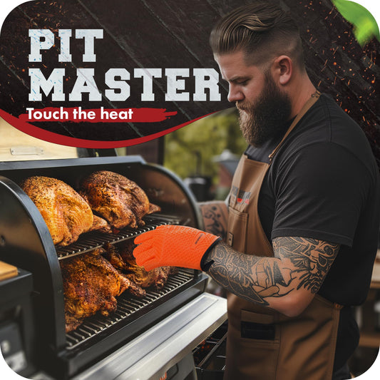 Silicone Smoker BBQ Gloves (2 Count)