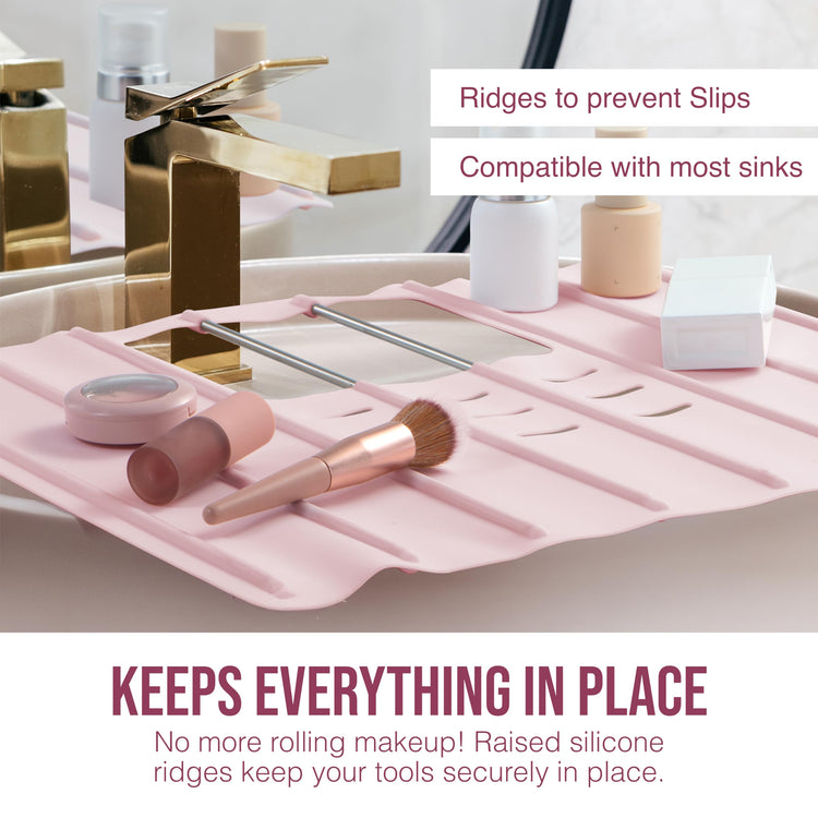 Travel Size Bathroom Sink Cover for Counter Space