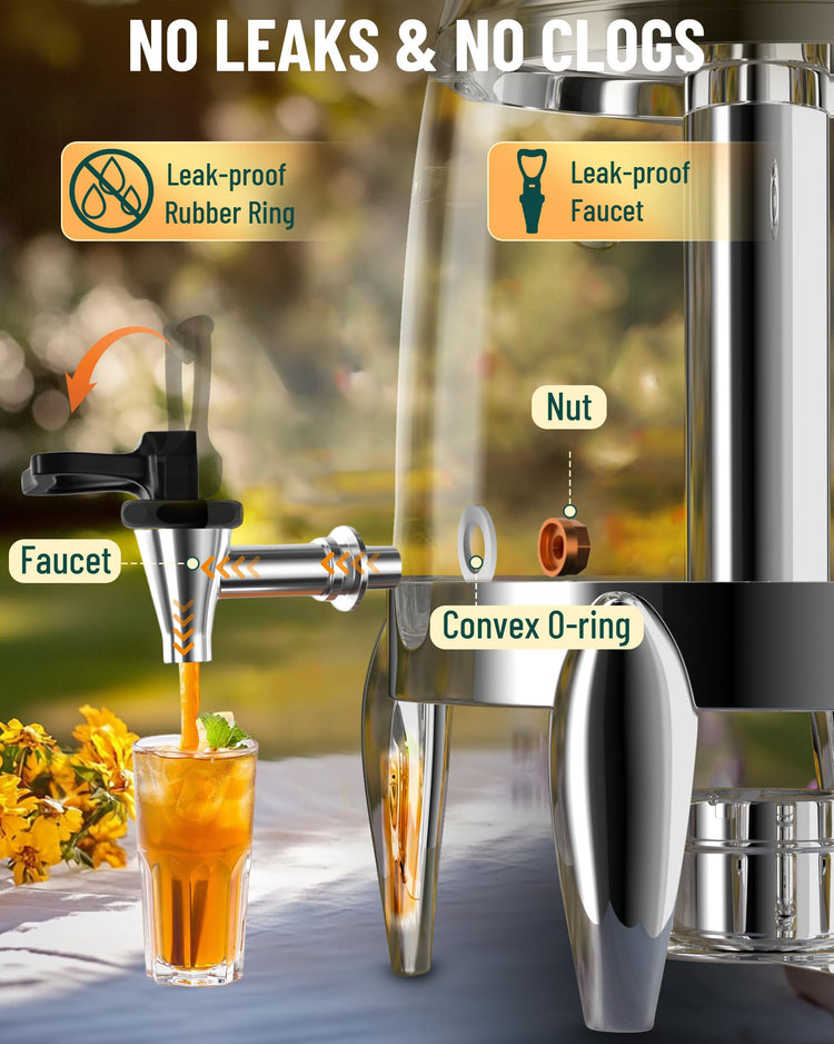Beverage Dispenser With Stand
