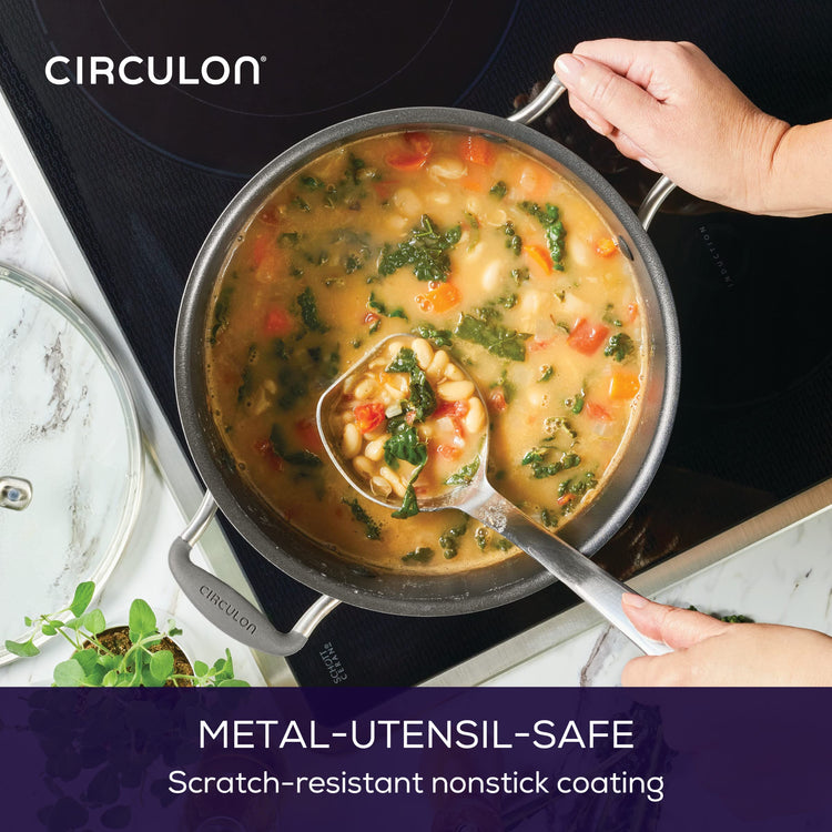 A1 ScratchDefense Nonstick Stockpot with Lid