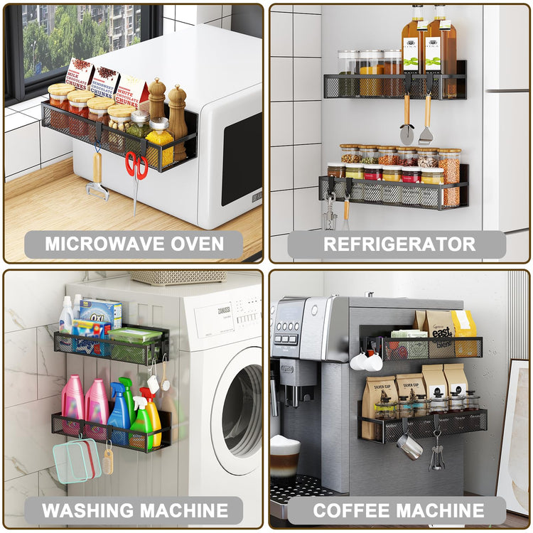 Magnetic Spice Rack for Refrigerator (2 Count)