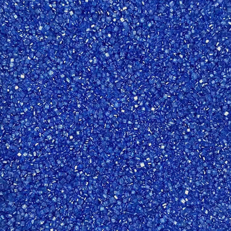 Royal Blue Sanding Sugar for Baking Edible Sparkling Coarse Sugar Crystals Sprinkles for Baking Topping Cake Cookie Cupcake Topper Ice Cream Decoration Supplies 3.2 OZ (3.2 Ounce)