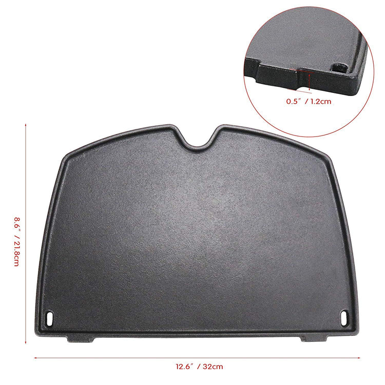 6558 Cast Iron Griddle for Weber Q1000