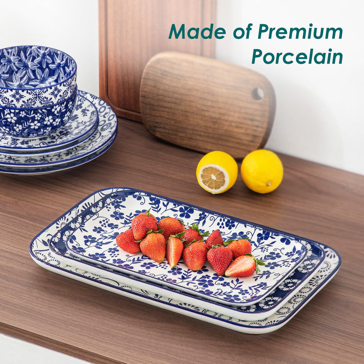 SELENE Ceramic Serving Platters Set of 3 (3 Count)