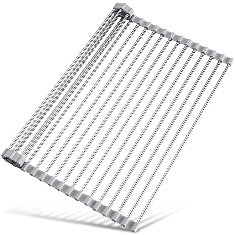 Roll Up Dish Drying Rack Over Sink