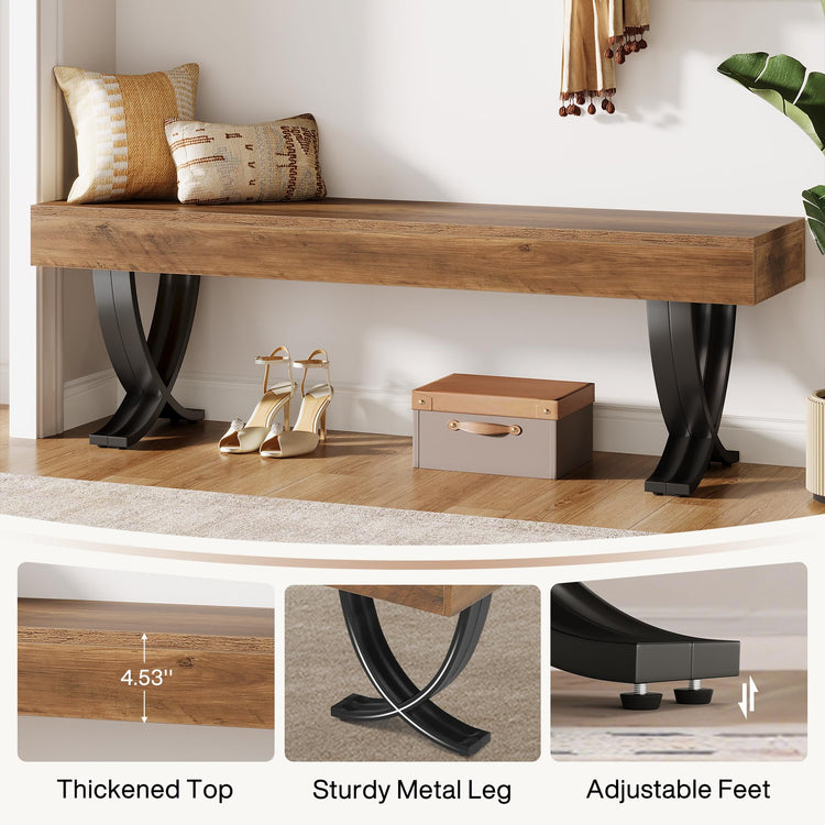 Entryway Shoe Bench
