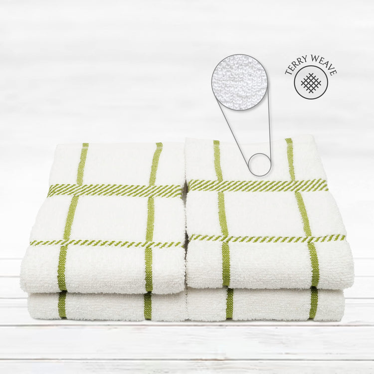 100% Cotton Terry Dish Towels (4 Count)