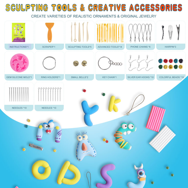 Polymer Clay 50 Colors