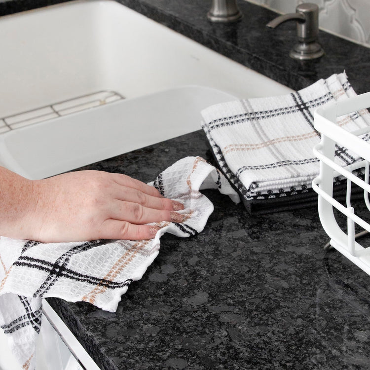 Premium Waffle Dish Cloths (8 Count)