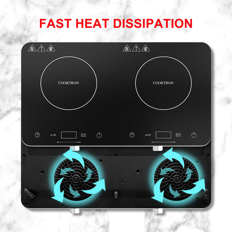 Double Induction Cooktop Burner