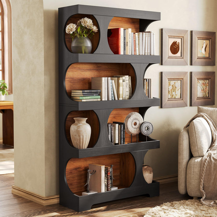 4 Tier Large Bookshelf Set 2 (2 Count)