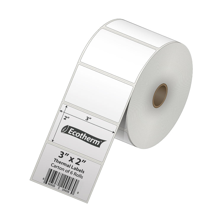 3" x 2" Thermal Labels (7440 Count)