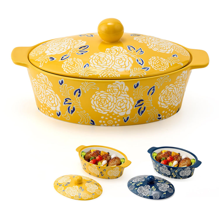 Ceramic Casserole Dish With Lid