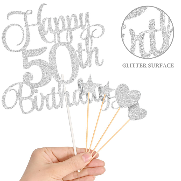 50th Birthday Cake Decorations