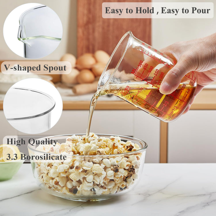 High Borosilicate Glass Measuring Cup