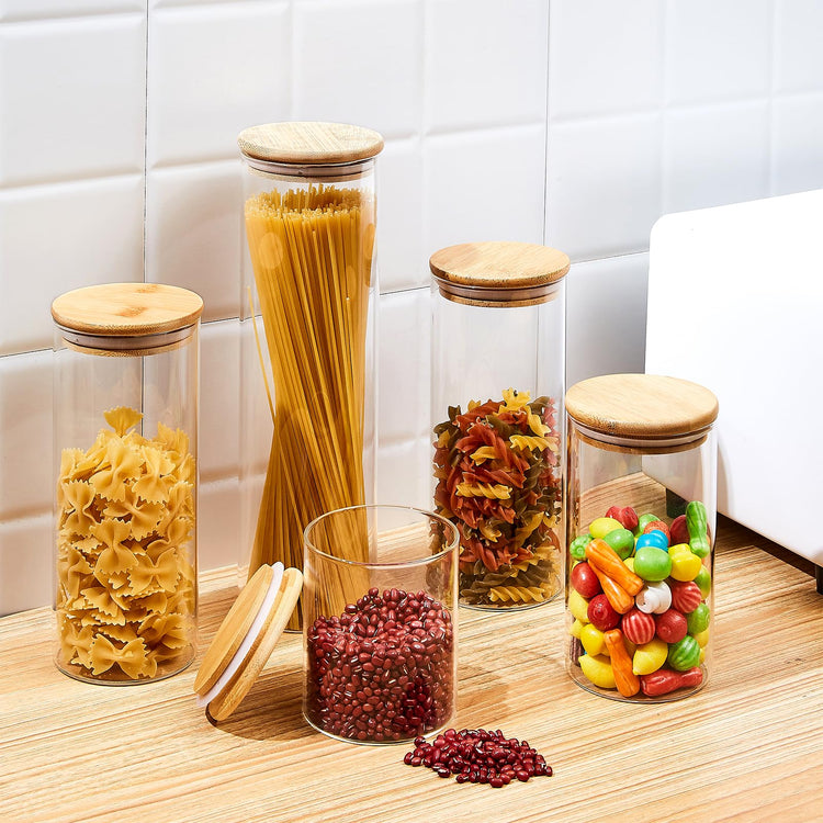 73oz Glass Pasta Storage Jars (3 Count)