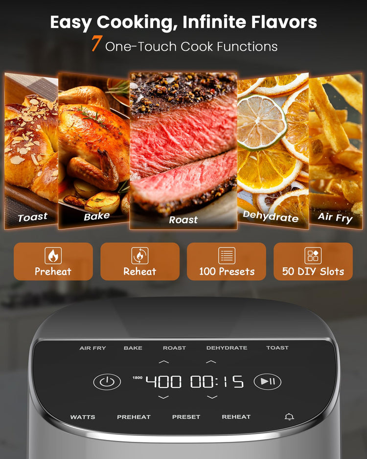 Brio Plus Air Fryer 8 Qt