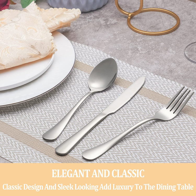 30 Pcs Silverware Set Service for 6 (6 Count)