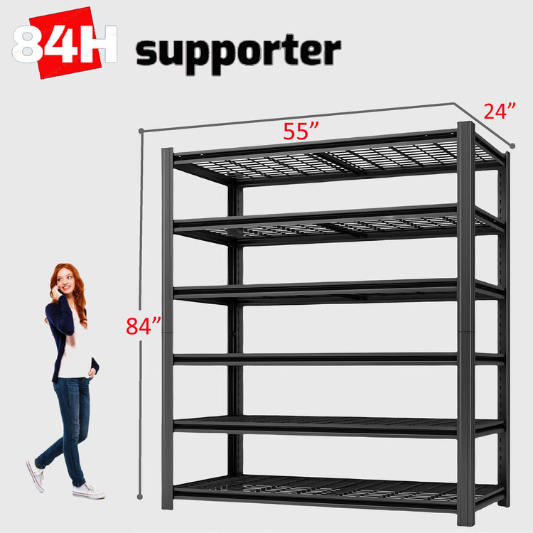 6 Tier Heavy Duty Garage Shelving