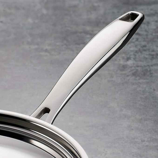 Tramontina Signature Tri-Ply Clad Stainless Steel 12-Piece Cookware Set with Lids, Pots and Pans Kitchen Set, Induction-Ready, Dishwasher-Safe, NSF-Certified, Made in Brazil