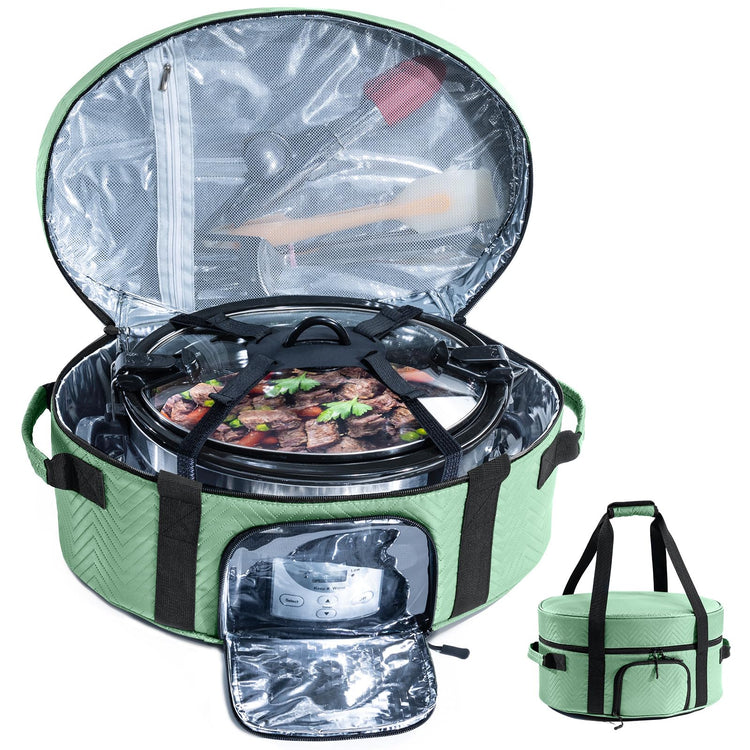 Insulated Slow Cooker Carrying Bag for 6