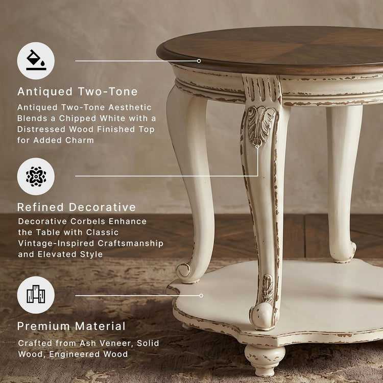 Realyn Round End Table