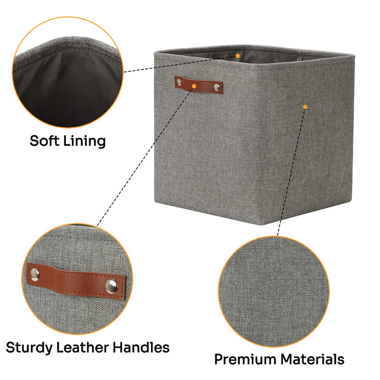Cube Storage Boxes (4 Count)