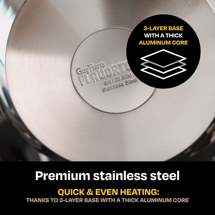 3.2 Quart Stainless Steel Sauce Pan