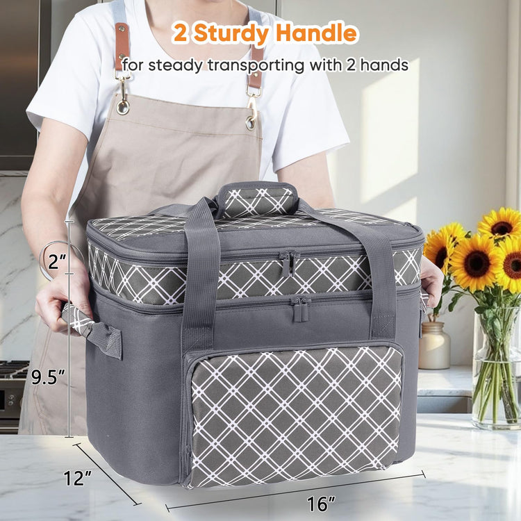 Double Layer Slow Cooker Carrier Bag